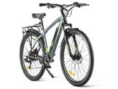 Электровелосипед Eltreco Ultra Max Pro (Серо-зеленый) - Фото 1