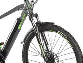 Электровелосипед Eltreco Ultra Max Pro (Серо-зеленый) - Фото 9
