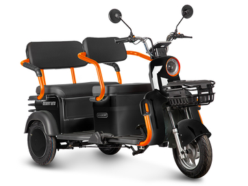 Электротрицикл Gelbert Beta 48V/60V 800Вт (черный)