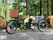 Велосипед трехколесный для взрослых с мотор-колесом HIPER Engine TRES F03 - Фото 6